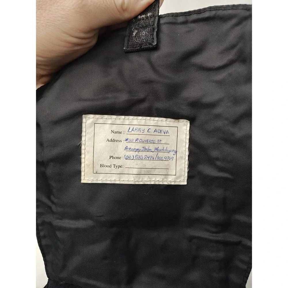 Nike Center Swoosh Black Shoestring Backpack Lightweight Travel Bag S1‎ JPM Y2k